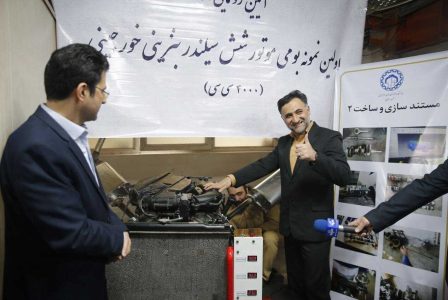 موتور 6 سیلندر 4000 سی سی ایرانی رونمایی شد
