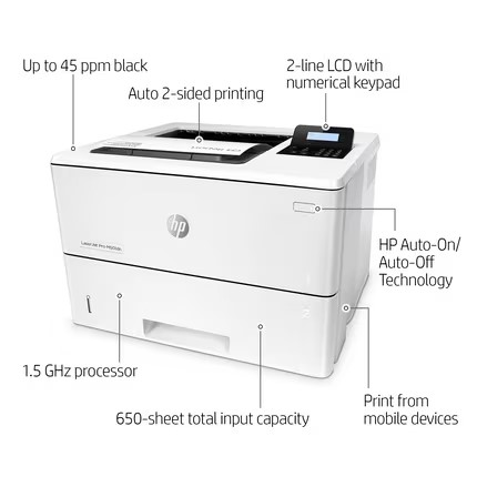 بررسی پرینتر تک کاره لیزری اچ پی مدل HP LaserJet Pro M501dn