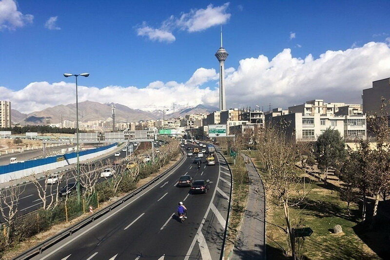 آسمان نیمه ابری در تهران طی پنج روز آینده