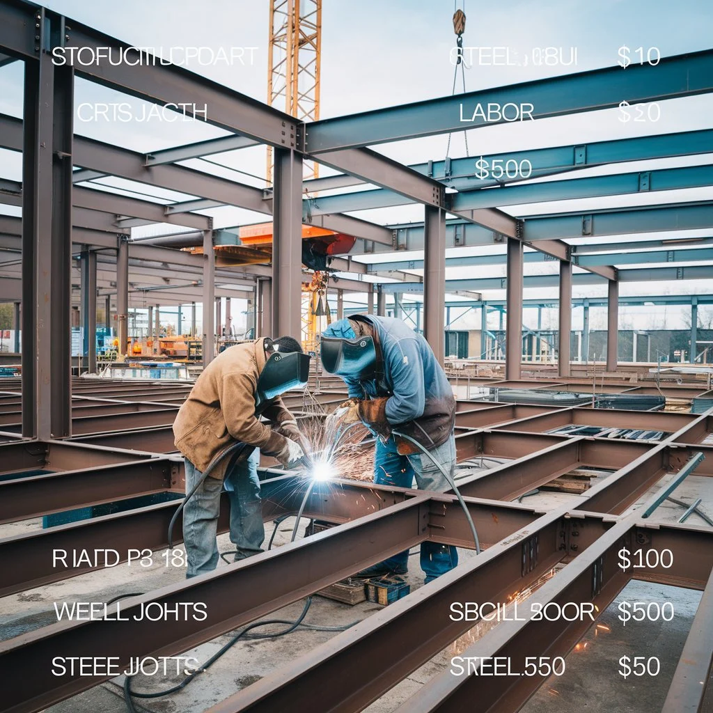 قیمت اجرای اسکلت فلزی جوشی و بررسی جامع هزینهها و عوامل تاثیرگذار