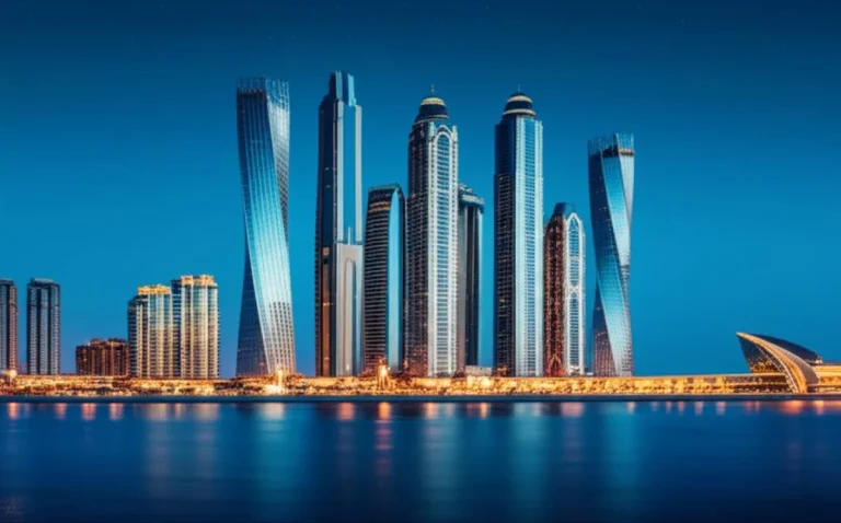 معماری چشم نواز: درخشش ساختمان ها در خلیج فارس