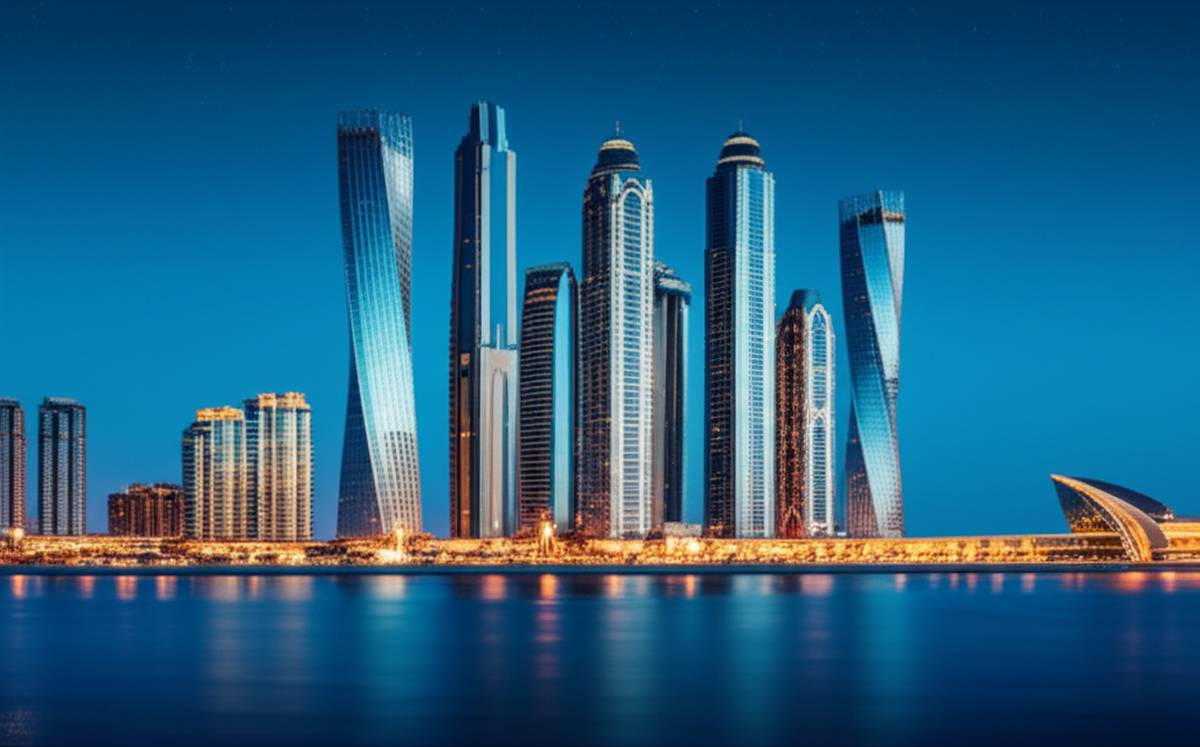 معماری چشم نواز: درخشش ساختمان ها در خلیج فارس