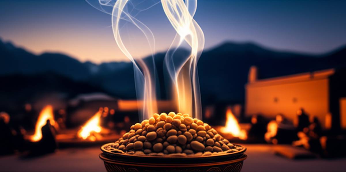 دود کردن اسپند در چهارشنبه سوری کردستان - رسم کهن و باورها
