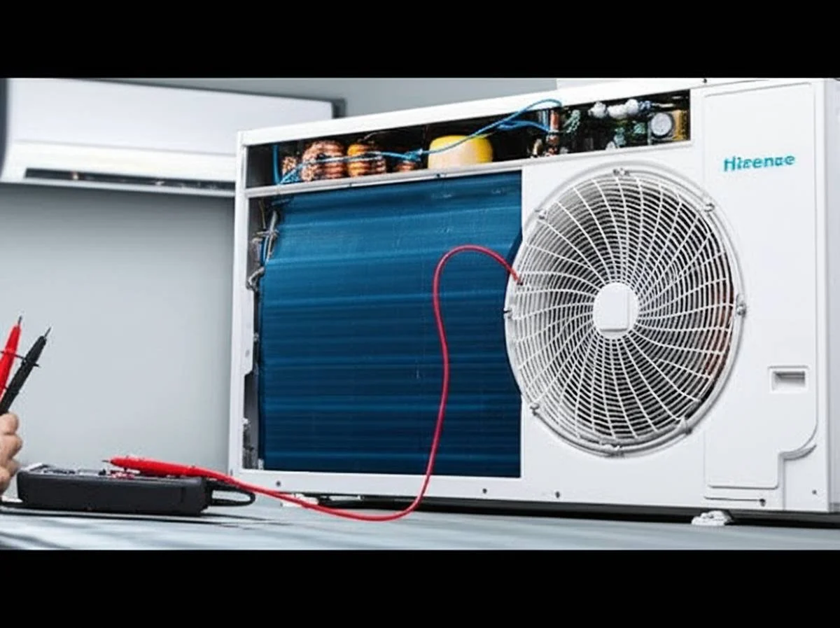چگونه مشکلات برقی کولر گازی هایسنس را تعمیر کنیم؟