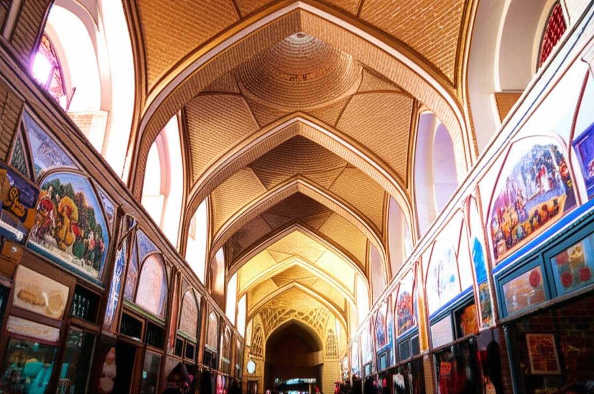 خانه داعی قزوین - بازارچه سنتی در قلب بافت تاریخی شهر