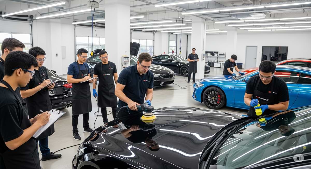 بهترین مرکز آموزش دیتیلینگ خودرو