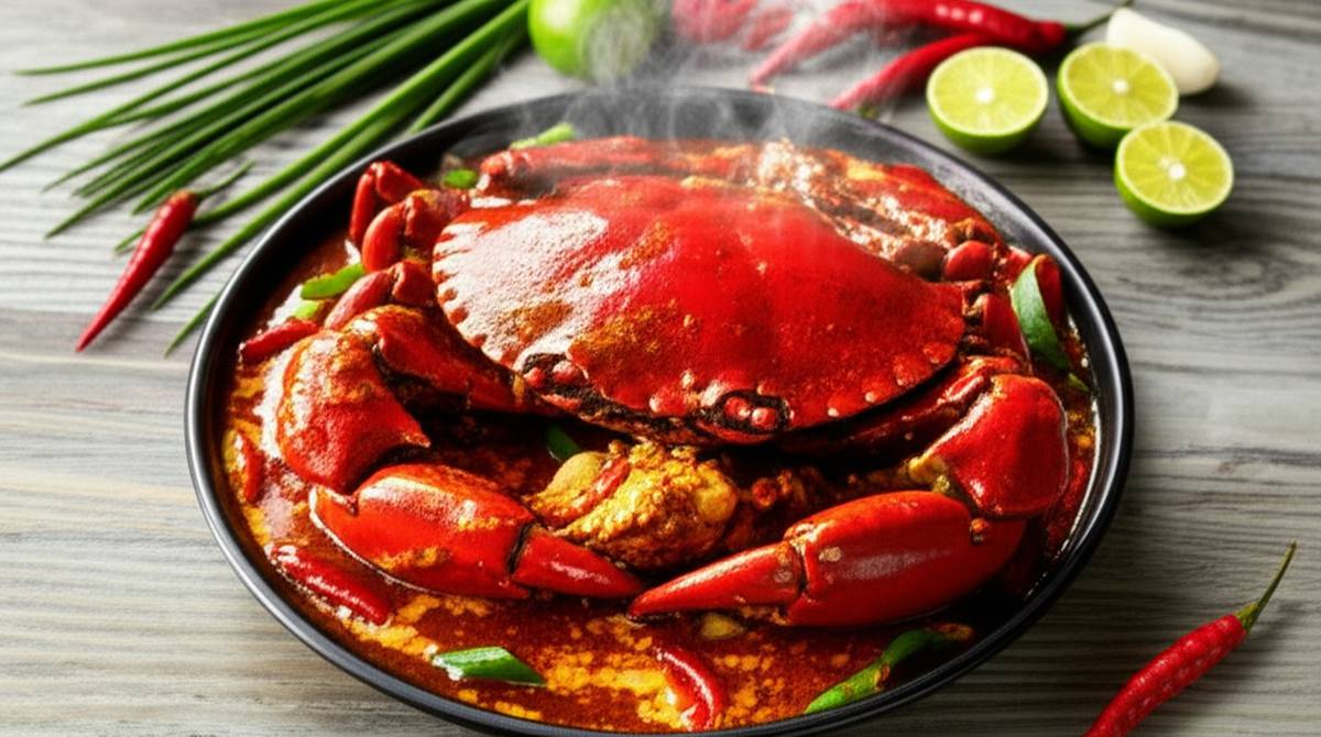 خرچنگ چیلی (Chilli Crab): دستور پخت اصیل و خوشمزه