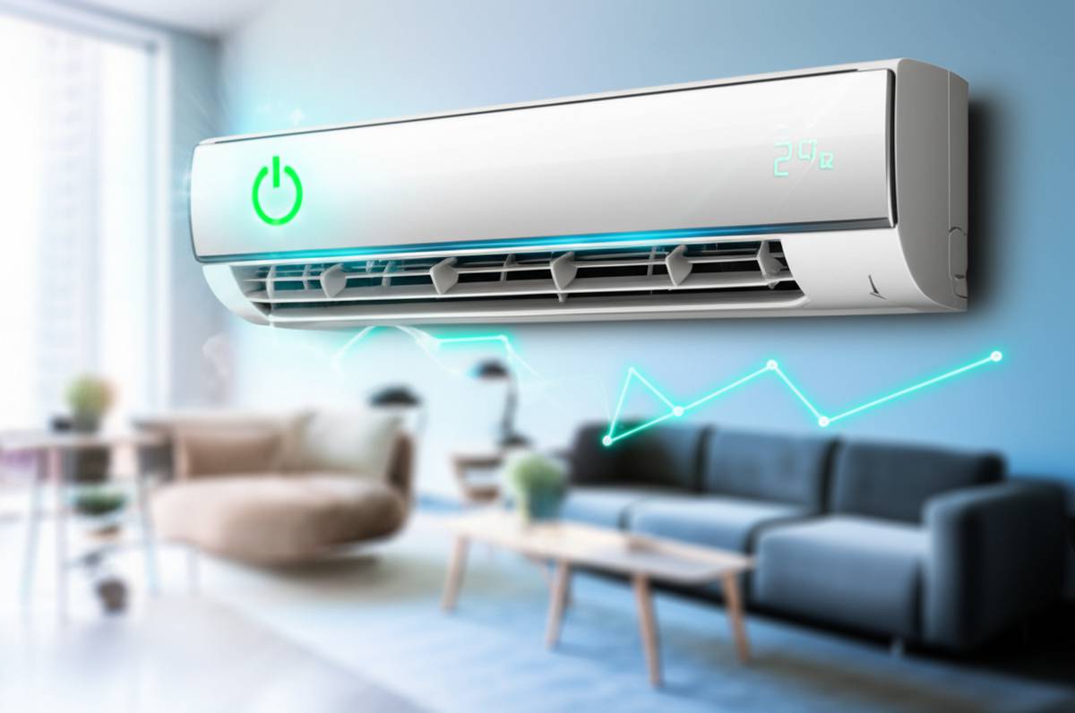 تنظیمات دما کولر گازی جی پلاس | راهنمای کاهش مصرف انرژی